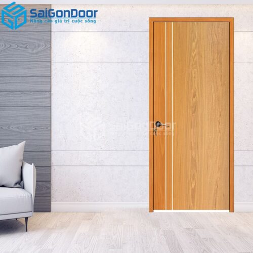 Cửa Gỗ MDF Veneer P1R2 Sồi 3-MDFV-SGD