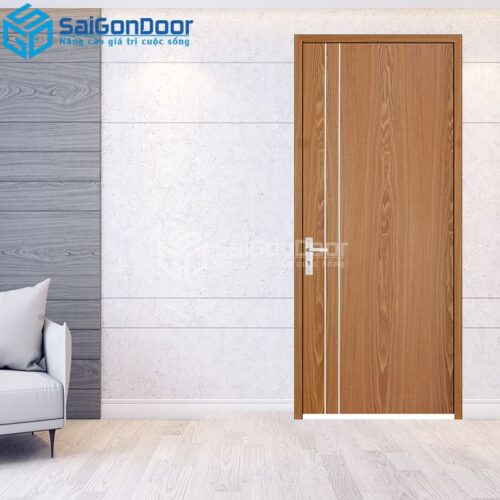 Cửa Gỗ MDF Veneer P1R2 Sồi-MDFV-SGD
